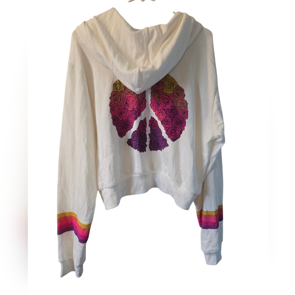 Lauren Moshi Lachelle Peace Roses hoodie - Picture 8 of 17